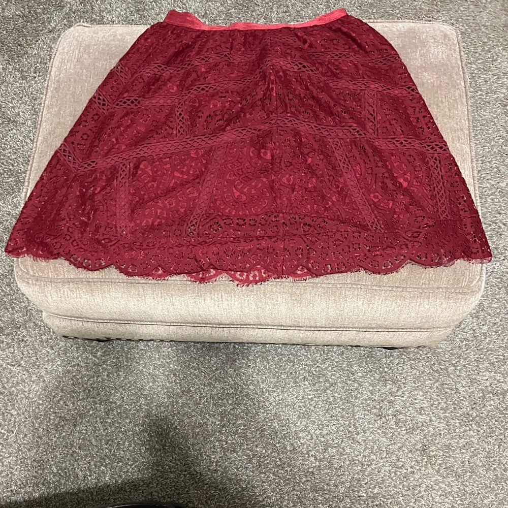 Ann Taylor Red High Waist